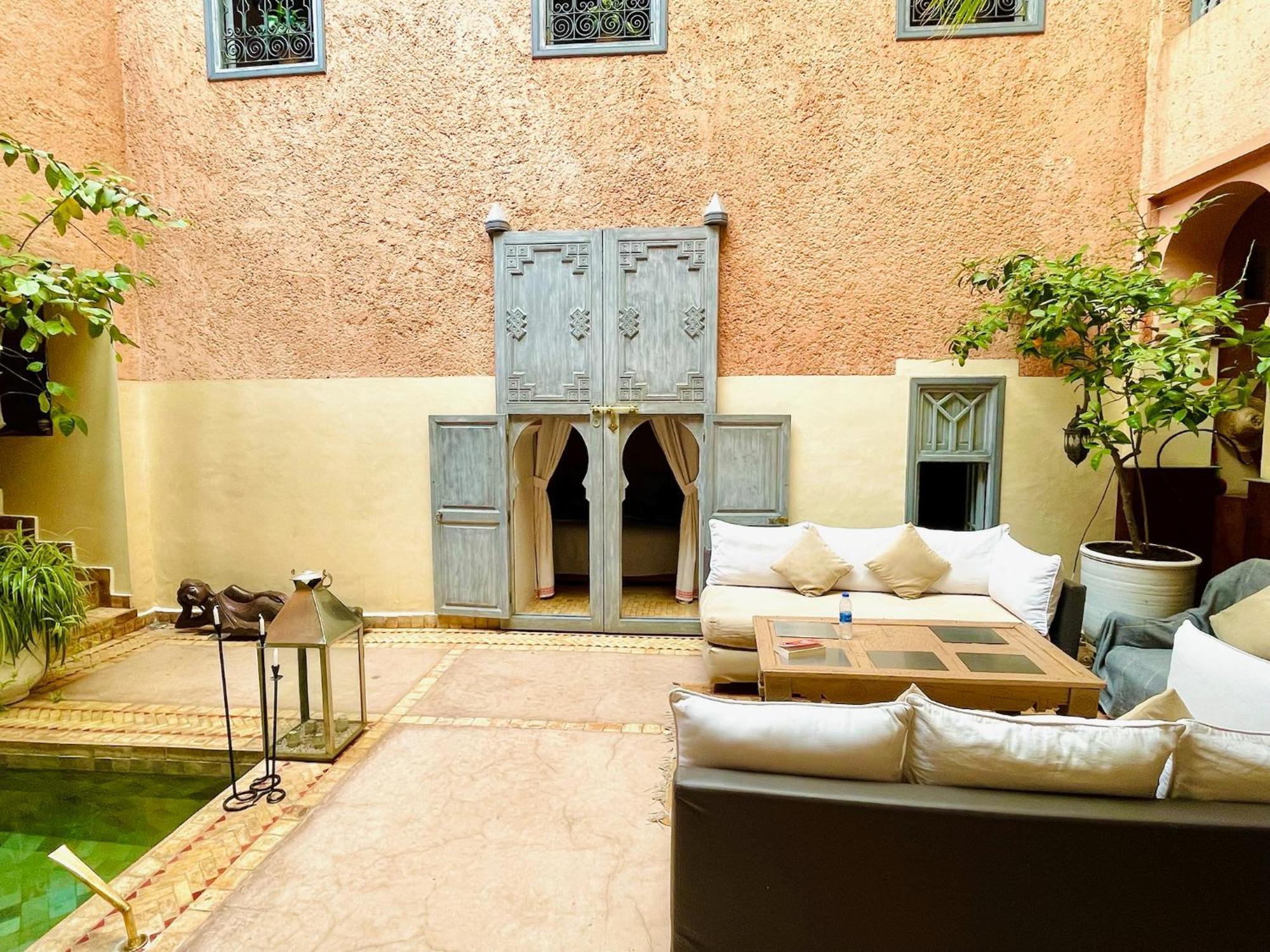 Exclusive And Stylish 4-Bedroom Riad With Plunge Pool 马拉喀什 外观 照片